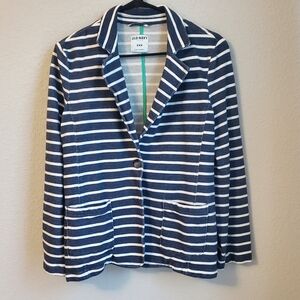 Old Navy - Navy Blue/White Striped Blazer